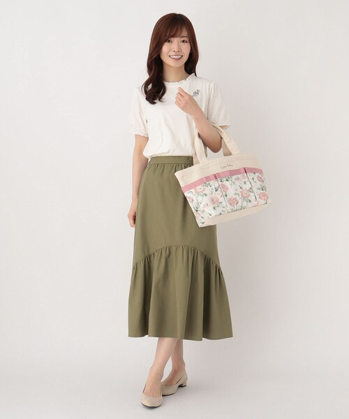 LAURA ASHLEY(ローラアシュレイ)の「ヘップワース柄 ガーデントートバッグ(トートバッグ・レディース・パープル系2/ピンク系5・00)」の17枚目の写真