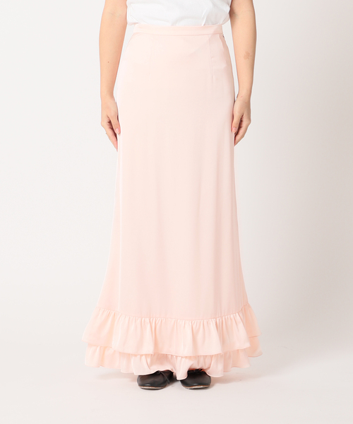 フリルヘムロングスカート（スカート）｜Charles Chaton