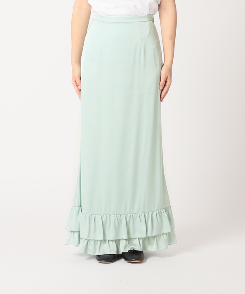 フリルヘムロングスカート（スカート）｜Charles Chaton（シャルル