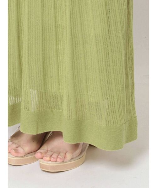 LAGUNAMOON（ラグナムーン）の「レイヤードデザインニットワンピース（ワンピース・レディース・ブラック/グリーン・SMALL/MEDIUM）」の11枚目の写真