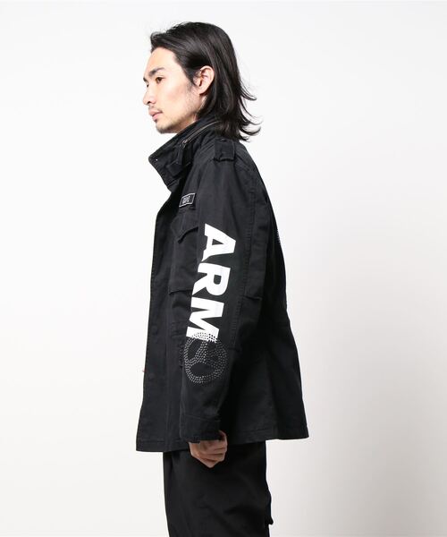 roar（ロアー）の「【別注】AVIREX × roarguns / アビレックス×ロアーガンズ/M-65（ブルゾン・メンズ・ブラック・MEDIUM/LARGE）」の8枚目の写真