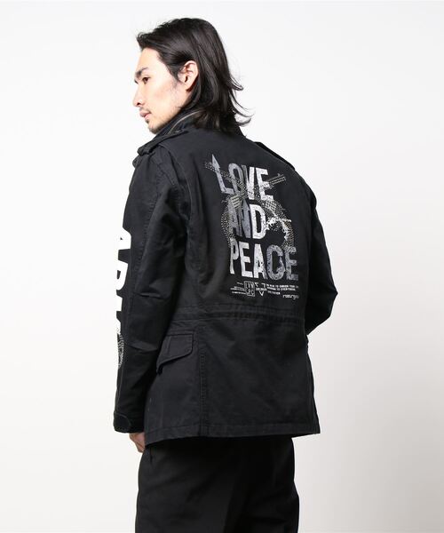 roar（ロアー）の「【別注】AVIREX × roarguns / アビレックス×ロアーガンズ/M-65（ブルゾン・メンズ・ブラック・MEDIUM/LARGE）」の15枚目の写真