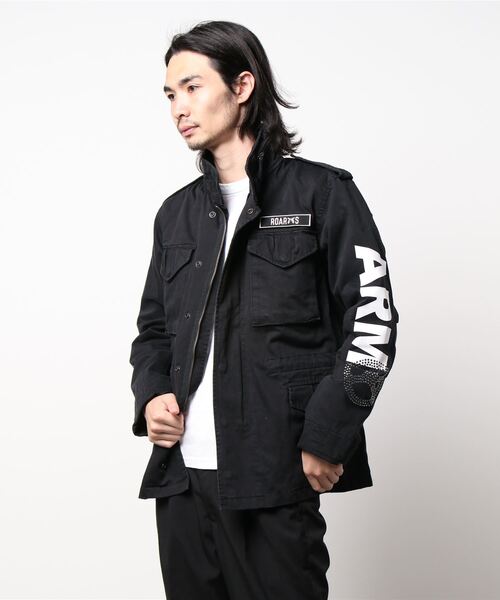 roar（ロアー）の「【別注】AVIREX × roarguns / アビレックス×ロアーガンズ/M-65（ブルゾン・メンズ・ブラック・MEDIUM/LARGE）」の6枚目の写真