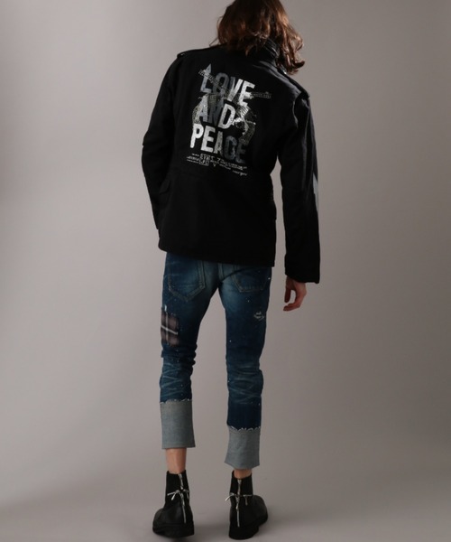 roar（ロアー）の「【別注】AVIREX × roarguns / アビレックス×ロアーガンズ/M-65（ブルゾン・メンズ・ブラック・MEDIUM/LARGE）」の9枚目の写真