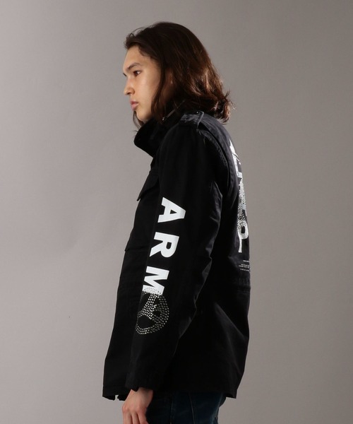 roar（ロアー）の「【別注】AVIREX × roarguns / アビレックス×ロアーガンズ/M-65（ブルゾン・メンズ・ブラック・MEDIUM/LARGE）」の7枚目の写真