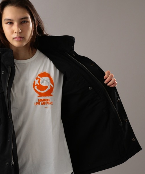 roar（ロアー）の「【別注】AVIREX × roarguns / アビレックス×ロアーガンズ/M-65（ブルゾン・メンズ・ブラック・MEDIUM/LARGE）」の2枚目の写真