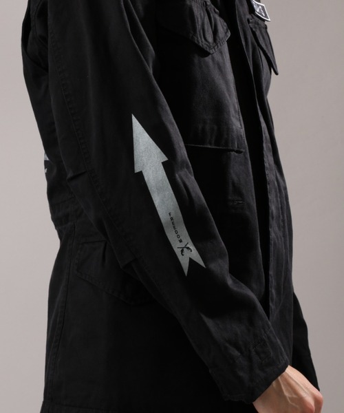 roar（ロアー）の「【別注】AVIREX × roarguns / アビレックス×ロアーガンズ/M-65（ブルゾン・メンズ・ブラック・MEDIUM/LARGE）」の4枚目の写真