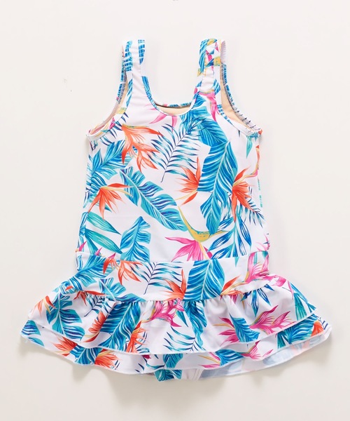 RUSTY（ラスティ）の「【RUSTY:ラスティー】キッズワンピース水着2点セット　タンキニ（水着・キッズ・ネイビー/ホワイト/イエロー・100/110/120）」の17枚目の写真