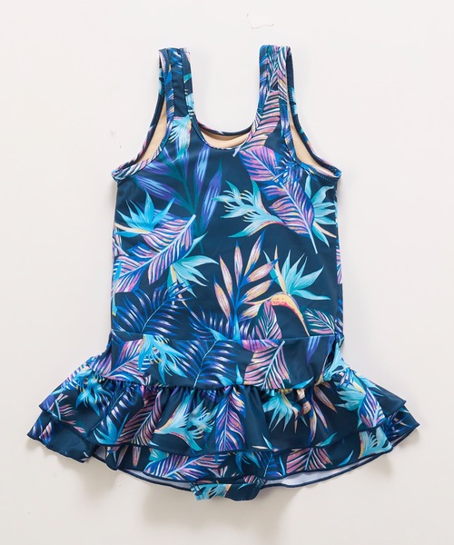 RUSTY（ラスティ）の「【RUSTY:ラスティー】キッズワンピース水着2点セット　タンキニ（水着・キッズ・ネイビー/ホワイト/イエロー・100/110/120）」の8枚目の写真