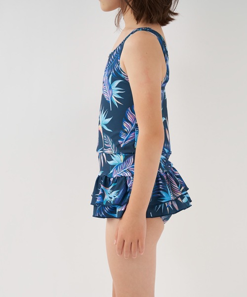 RUSTY（ラスティ）の「【RUSTY:ラスティー】キッズワンピース水着2点セット　タンキニ（水着・キッズ・ネイビー/ホワイト/イエロー・100/110/120）」の11枚目の写真