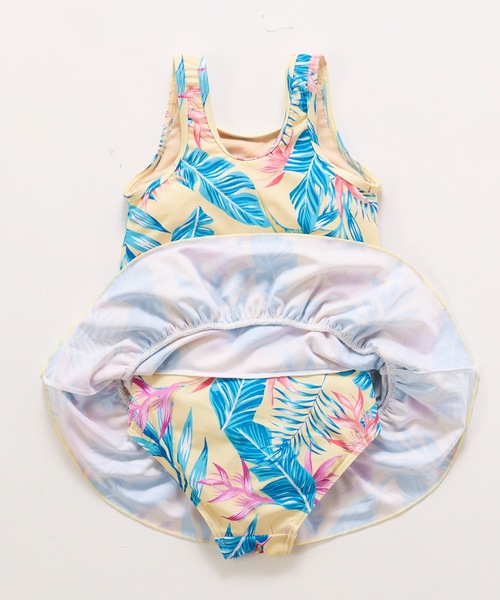 RUSTY（ラスティ）の「【RUSTY:ラスティー】キッズワンピース水着2点セット　タンキニ（水着・キッズ・ネイビー/ホワイト/イエロー・100/110/120）」の14枚目の写真