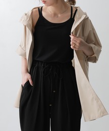 n'OrLABEL | 『スタンドフーディ五分袖シャツ』(シャツ/ブラウス)