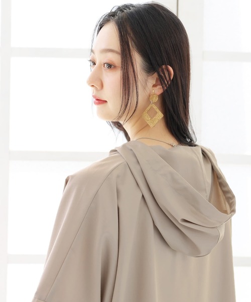 n'OrLABEL(ノアールレーベル)の「【廃盤】『スタンドフーディ五分袖シャツ』(シャツ/ブラウス・レディース・ブラック/ベージュ/オフホワイト・FREE)」の19枚目の写真