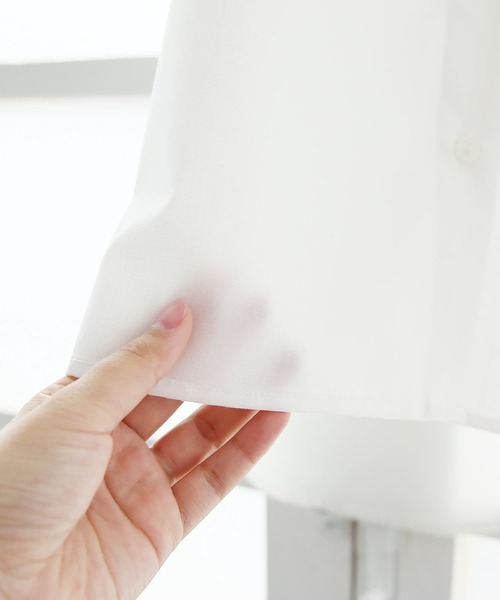 n'OrLABEL(ノアールレーベル)の「【廃盤】『スタンドフーディ五分袖シャツ』(シャツ/ブラウス・レディース・ブラック/ベージュ/オフホワイト・FREE)」の21枚目の写真