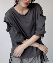 VACANCY | リバーシブルチュールシアーTシャツ(Tシャツ/カットソー)