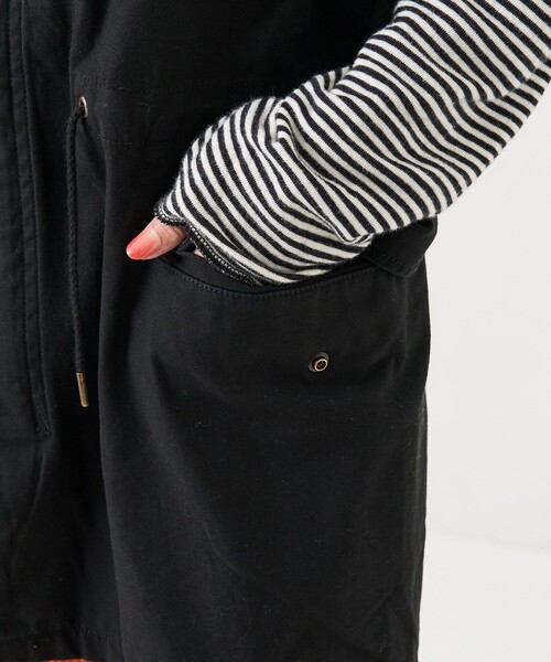 FREAK'S STORE（フリークスストア）の「Ｍ-65ベスト（ベスト・レディース・ブラック/オリーブ/オフホワイト・ﾌﾘ-）」の14枚目の写真