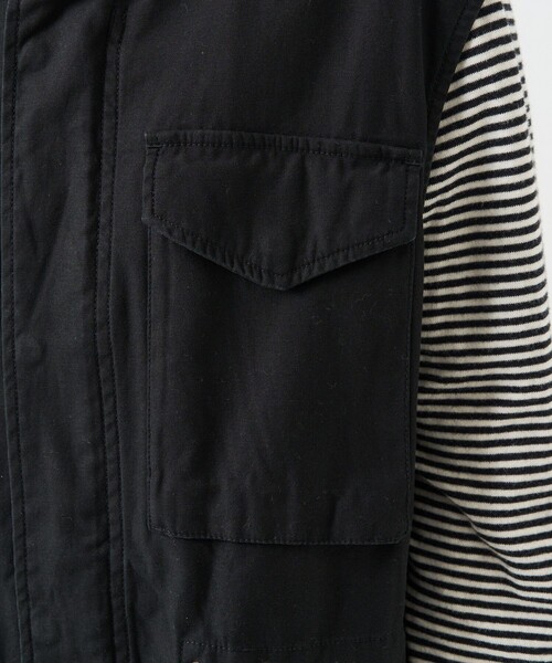 FREAK'S STORE（フリークスストア）の「Ｍ-65ベスト（ベスト・レディース・ブラック/オリーブ/オフホワイト・ﾌﾘ-）」の13枚目の写真