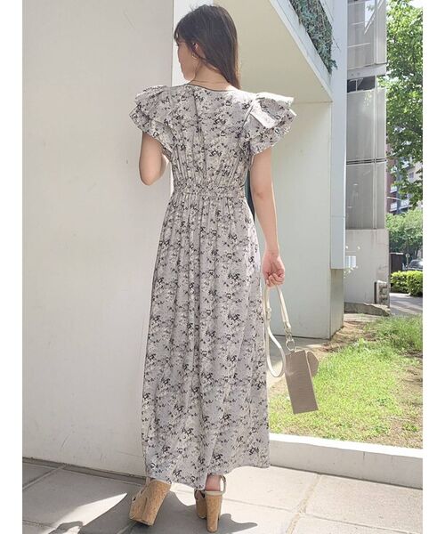 dazzlin（ダズリン）の「ラッフルパフパイピングワンピース（ワンピース・レディース・アイボリー/グレー/グリーン・FREE）」の18枚目の写真