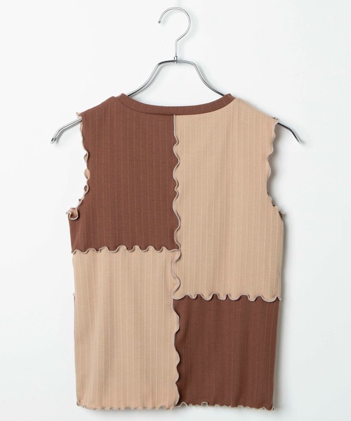 WEGO（ウィゴー）の「WEGO/メローリブタンクトップ（タンクトップ・レディース・ブラック/ベージュ系その他・FREE）」の11枚目の写真
