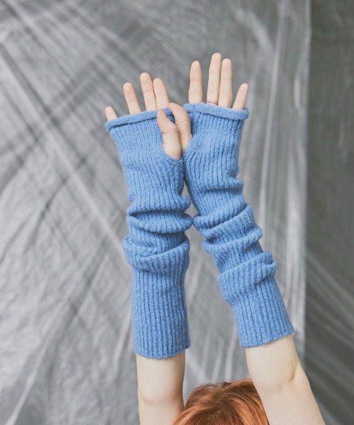 Happy John(ハッピージョン)の「arm warmer knit tops set/アームウォーマー付きニットトップスセット(その他トップス・レディース・ブラック/ブルー/アイボリー・FREE)」の20枚目の写真