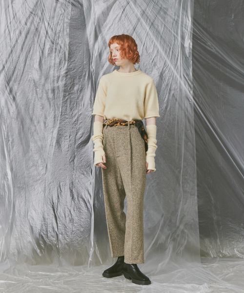 Happy John(ハッピージョン)の「arm warmer knit tops set/アームウォーマー付きニットトップスセット(その他トップス・レディース・ブラック/ブルー/アイボリー・FREE)」の14枚目の写真