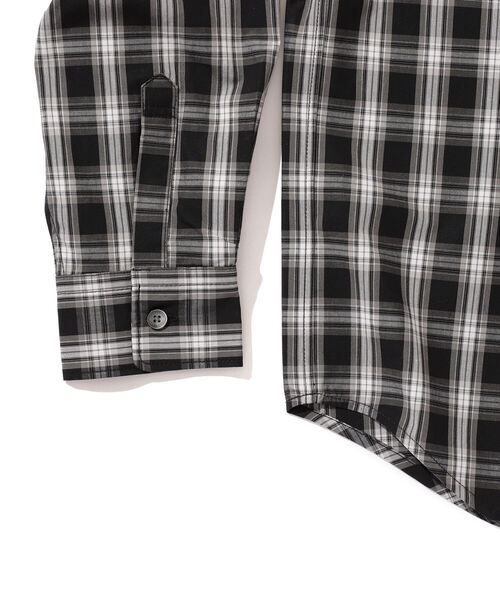 FRED PERRY(フレッドペリー)の「FRED PERRY × BEAMS / 別注 Rib Collar Check Shirt(シャツ/ブラウス・メンズ・ネイビー系/グレー・XL/S/M/L)」の17枚目の写真