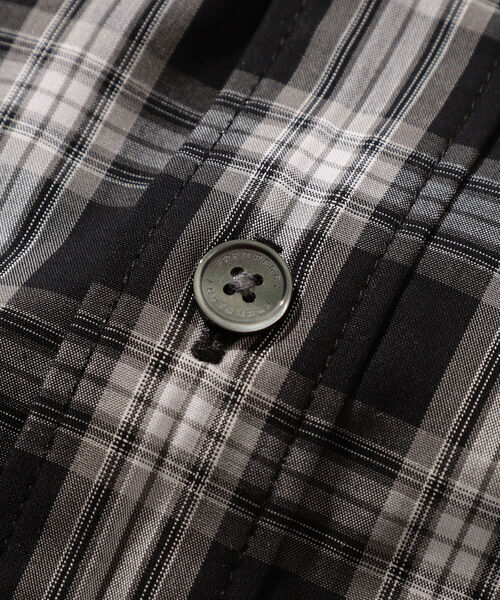 FRED PERRY(フレッドペリー)の「FRED PERRY × BEAMS / 別注 Rib Collar Check Shirt(シャツ/ブラウス・メンズ・ネイビー系/グレー・XL/S/M/L)」の16枚目の写真
