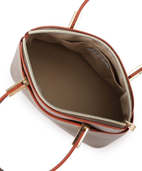 ROPE' PICNIC（ロペピクニック）の「軽量レクタンメタルミニラウンドボストン＆ショルダーバッグ（ショルダーバッグ・レディース・ブラック系その他/ホワイト系その他5/ブラウン系その他3・FREE）」の14枚目の写真