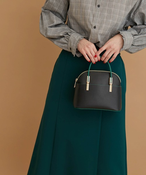 ROPE' PICNIC（ロペピクニック）の「軽量レクタンメタルミニラウンドボストン＆ショルダーバッグ（ショルダーバッグ・レディース・ブラック系その他/ホワイト系その他5/ブラウン系その他3・FREE）」の17枚目の写真