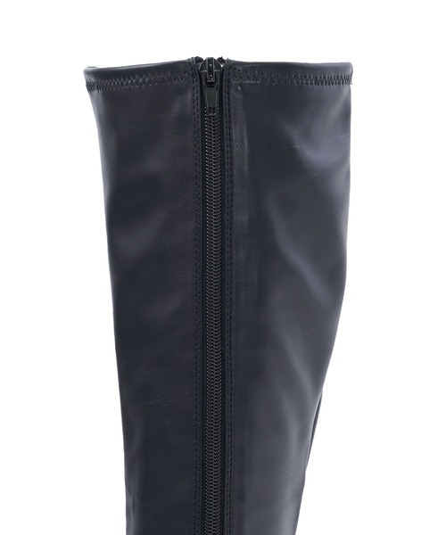 SPIRALGIRL（スパイラルガール）の「美脚ロングブーツ（ブーツ・レディース・ホワイト/ブラック・MEDIUM/LARGE）」の12枚目の写真