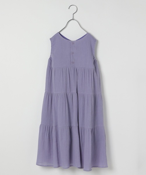 GLOBAL WORK（グローバルワーク）の「2WAYティアードワンピース/ノースリーブ/キッズ/350740（ワンピース・キッズ・ブラウン/パープル/ブラック/グリーン・160cm/130cm/140cm/110cm/100cm/150cm/120cm）」の9枚目の写真