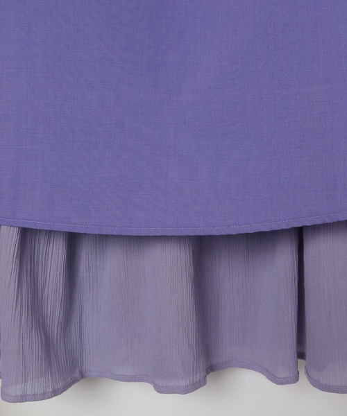 GLOBAL WORK（グローバルワーク）の「2WAYティアードワンピース/ノースリーブ/キッズ/350740（ワンピース・キッズ・ブラウン/パープル/ブラック/グリーン・160cm/130cm/140cm/110cm/100cm/150cm/120cm）」の14枚目の写真