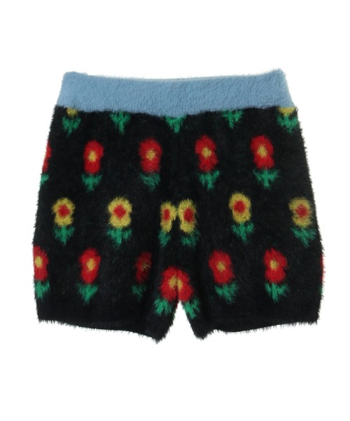 Candy Stripper(キャンディストリッパー)の「FLUFFY KNIT パンツ(その他パンツ・レディース・ブラック/ネイビー/ブラック×ブルー・2)」の2枚目の写真