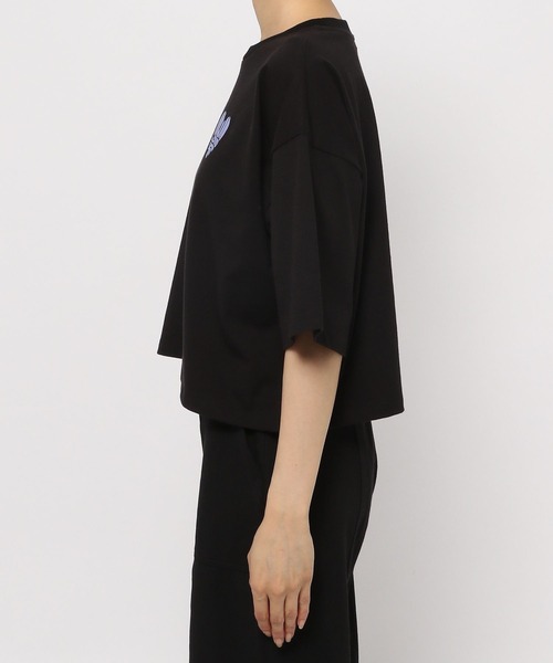 PAGEBOY(ページボーイ)の「ハートプチロゴTシャツ(Tシャツ/カットソー・レディース・ブラック/オフホワイト/モーブ系・FREE)」の8枚目の写真