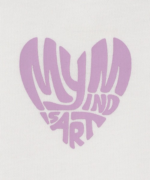 PAGEBOY(ページボーイ)の「ハートプチロゴTシャツ(Tシャツ/カットソー・レディース・ブラック/オフホワイト/モーブ系・FREE)」の16枚目の写真