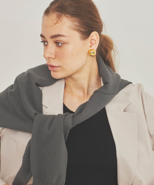 Rouge vif(ルージュヴィフ)の「リブニットタンクトップ(タンクトップ・レディース・ブラウン/ブラック/オフホワイト・フリー)」の21枚目の写真