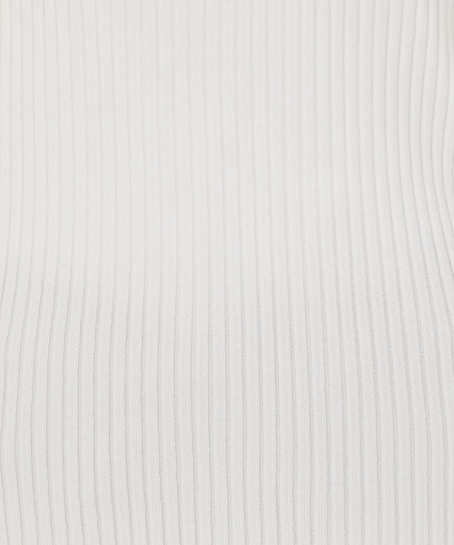 Rouge vif(ルージュヴィフ)の「リブニットタンクトップ(タンクトップ・レディース・ブラウン/ブラック/オフホワイト・フリー)」の11枚目の写真