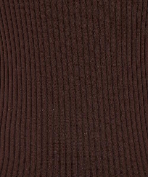 Rouge vif(ルージュヴィフ)の「リブニットタンクトップ(タンクトップ・レディース・ブラウン/ブラック/オフホワイト・フリー)」の14枚目の写真