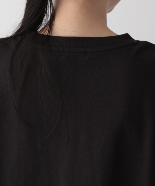 LOWRYS FARM(ローリーズファーム)の「ショルダースクエアノースリーブ 344671(Tシャツ/カットソー・レディース・チャコールグレー/ブラック/オフホワイト・FREE)」の16枚目の写真