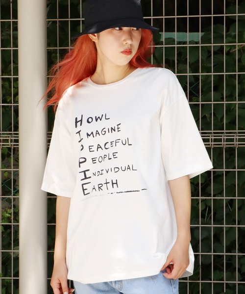 CAL O LINE（キャルオーライン）の「CAL O LINE/キャルオーライン HIPPIE T SHIRT プリントTシャツ（Tシャツ/カットソー・メンズ・ホワイト/ブラック・XL/L）」の21枚目の写真