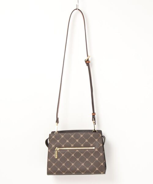 & chouette（アンドシュエット）の「モノグラム スポーティーラインショルダーバッグ（ショルダーバッグ・レディース・ダークブラウン/グレイッシュベージュ・FREE）」の3枚目の写真