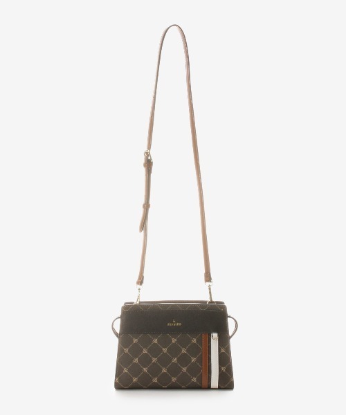 & chouette（アンドシュエット）の「モノグラム スポーティーラインショルダーバッグ（ショルダーバッグ・レディース・ダークブラウン/グレイッシュベージュ・FREE）」の13枚目の写真