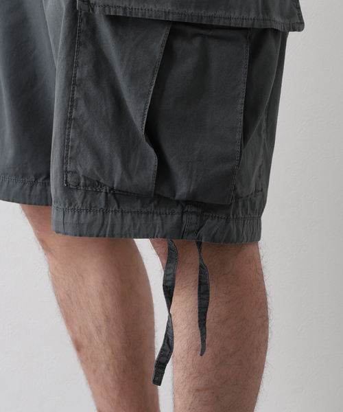 JOURNAL STANDARD（ジャーナルスタンダード）の「ピグメント カーゴ ショーツ（カーゴパンツ・メンズ・ブラック系その他/グレー/ピンク/ライトイエロー・MEDIUM/LARGE）」の20枚目の写真