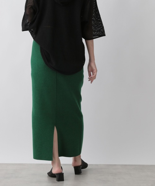 LOWRYS FARM（ローリーズファーム）の「ソウバリニットタイトスカート　296113（スカート・レディース・ブラック/ブラウン/ベージュ/グリーン・FREE）」の20枚目の写真