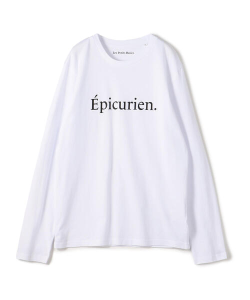 TOMORROWLAND （トゥモローランド）の「Les Petits Basics SEMAIN コットン プリントTシャツ（Tシャツ/カットソー・レディース・ホワイト系その他/ブラック系その他・S）」の2枚目の写真