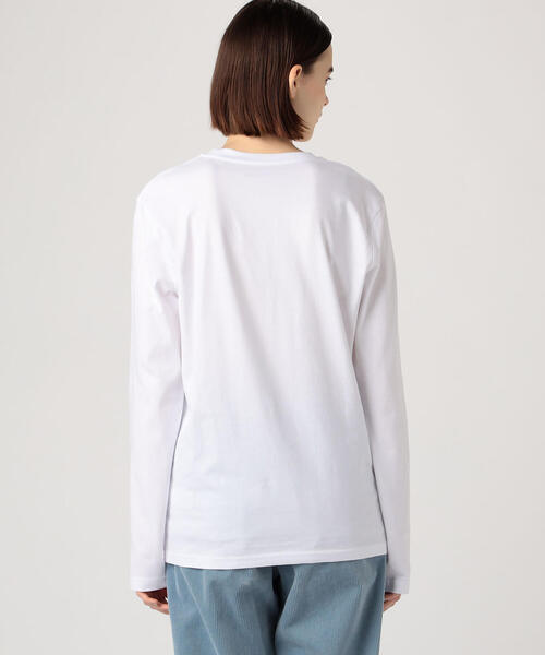 TOMORROWLAND （トゥモローランド）の「Les Petits Basics SEMAIN コットン プリントTシャツ（Tシャツ/カットソー・レディース・ホワイト系その他/ブラック系その他・S）」の6枚目の写真