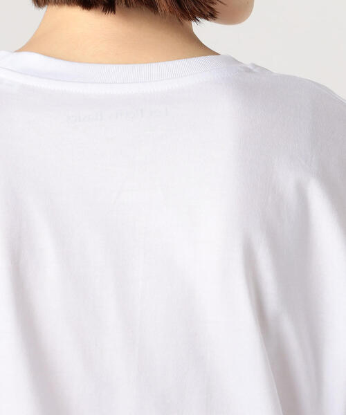 TOMORROWLAND （トゥモローランド）の「Les Petits Basics SEMAIN コットン プリントTシャツ（Tシャツ/カットソー・レディース・ホワイト系その他/ブラック系その他・S）」の7枚目の写真