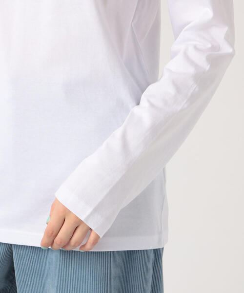 TOMORROWLAND （トゥモローランド）の「Les Petits Basics SEMAIN コットン プリントTシャツ（Tシャツ/カットソー・レディース・ホワイト系その他/ブラック系その他・S）」の9枚目の写真