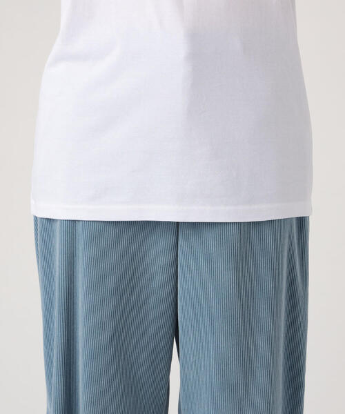 TOMORROWLAND （トゥモローランド）の「Les Petits Basics SEMAIN コットン プリントTシャツ（Tシャツ/カットソー・レディース・ホワイト系その他/ブラック系その他・S）」の10枚目の写真