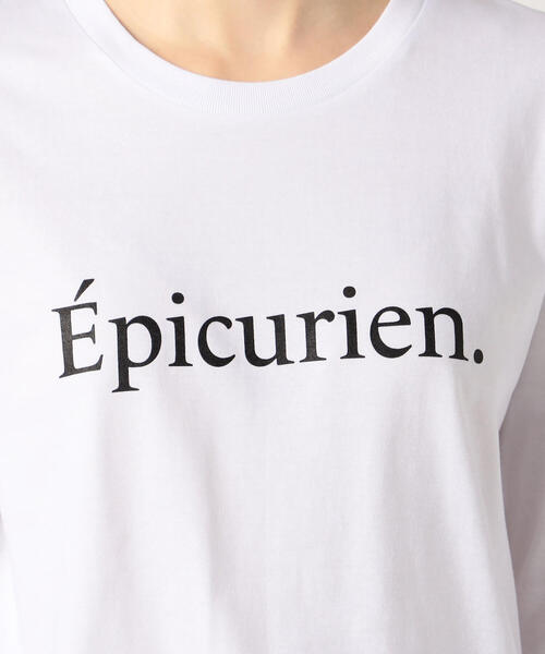 TOMORROWLAND （トゥモローランド）の「Les Petits Basics SEMAIN コットン プリントTシャツ（Tシャツ/カットソー・レディース・ホワイト系その他/ブラック系その他・S）」の11枚目の写真